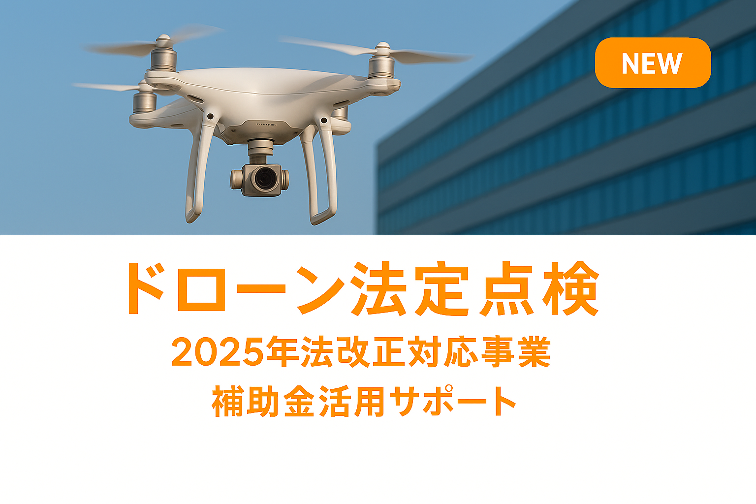 ドローン法定点検事業