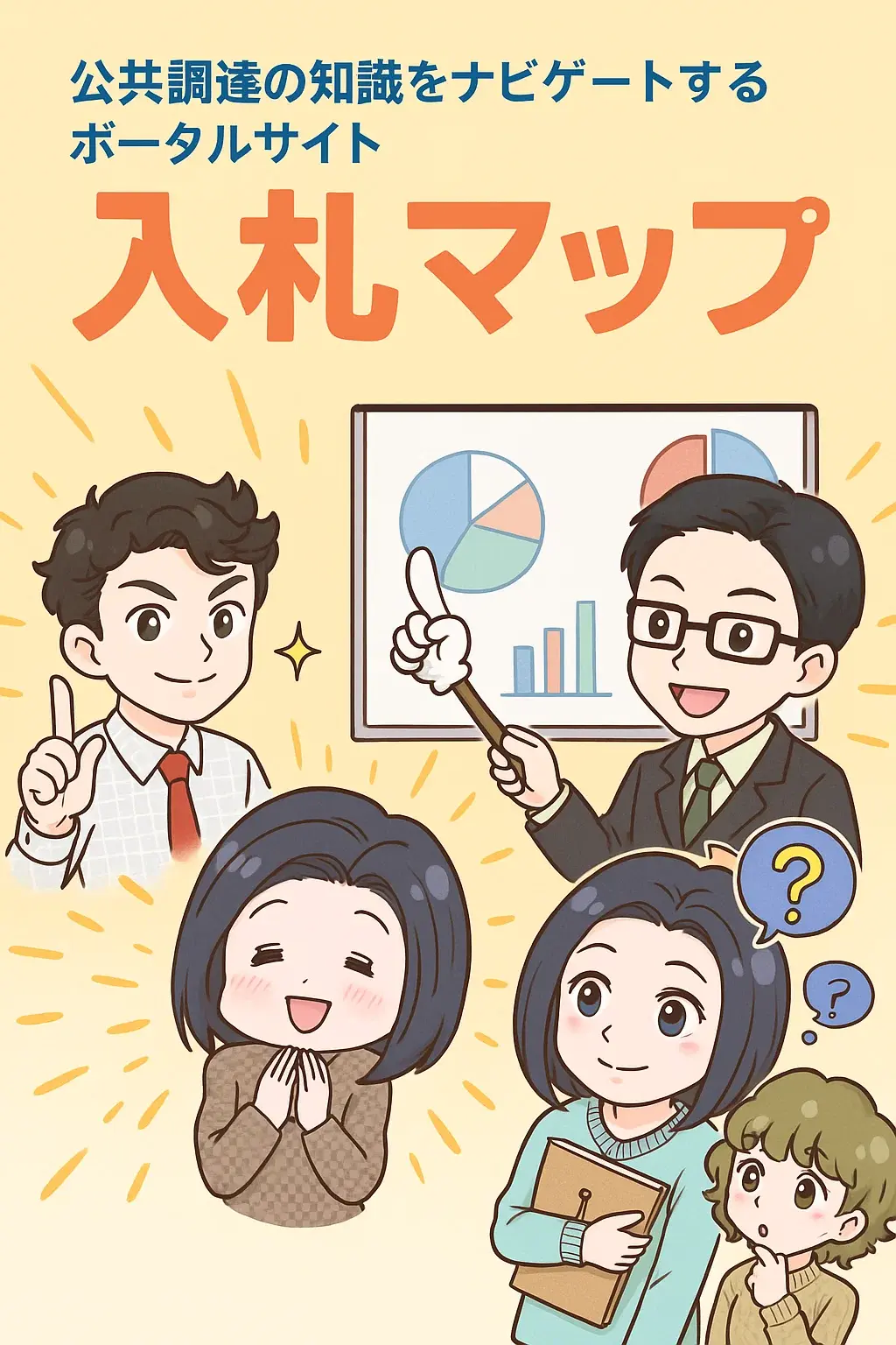入札マップのキャラクター